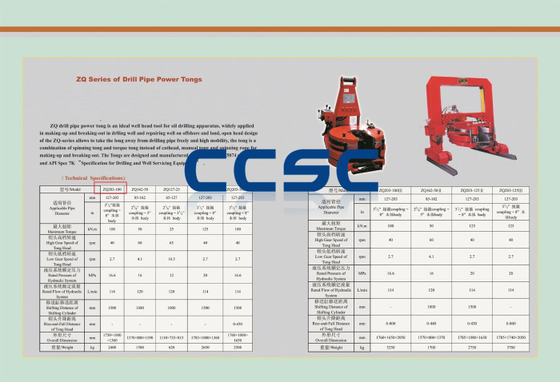 Drill Pipe Tong - Hydraulic Power Drill Pipe Tong supplier